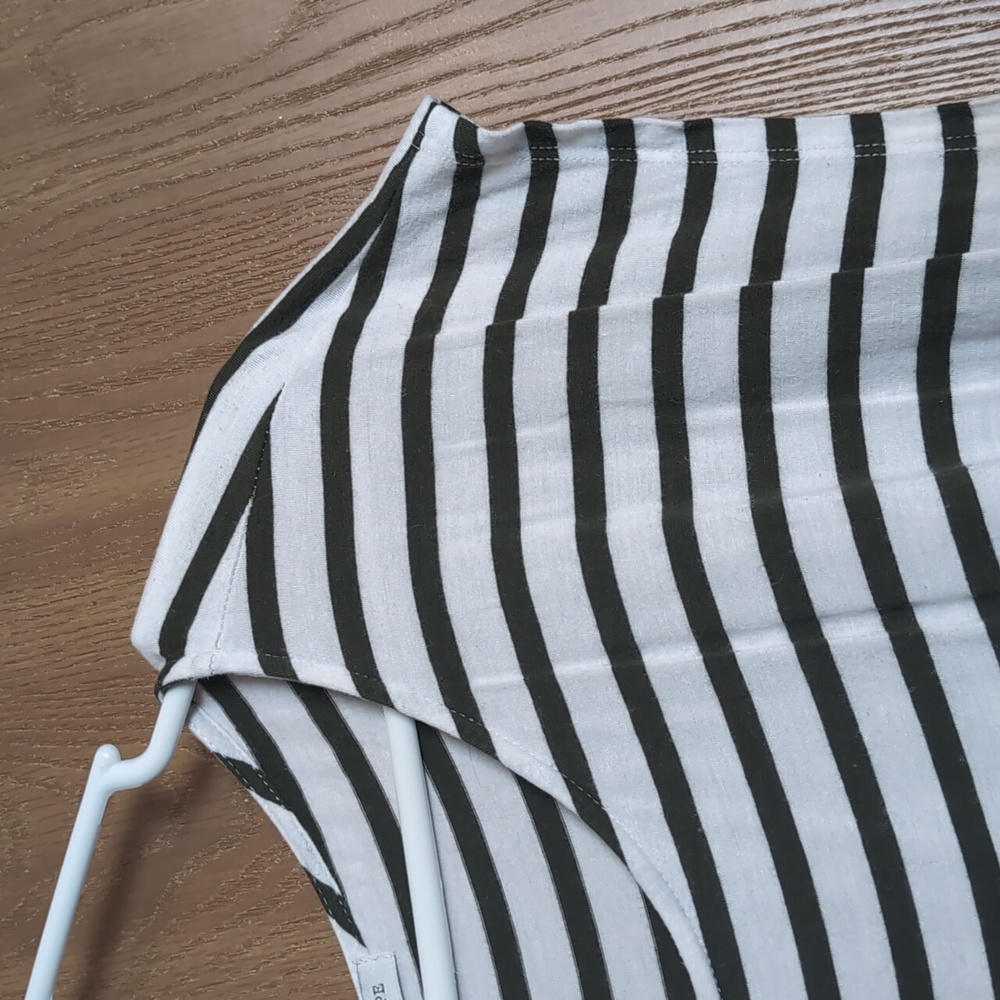 Green Striped Top - Picture 3 of 4